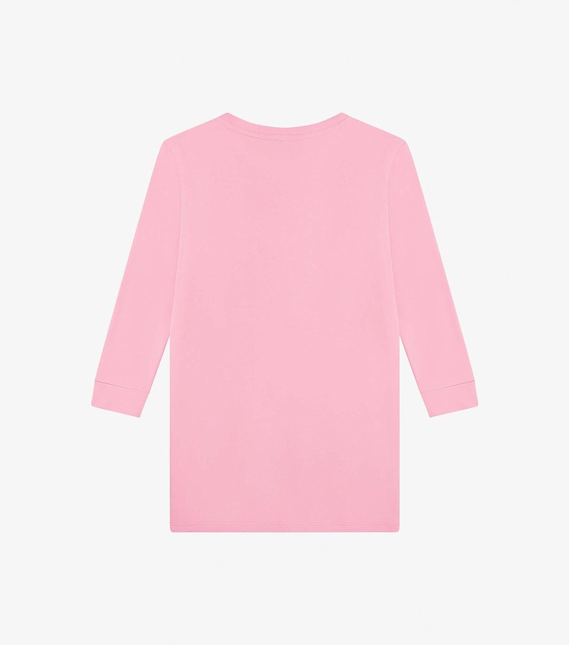 Kids' Marc Jacobs Long Sleeve Trompe L'Oeil T Shirts Pink | UAE-430195