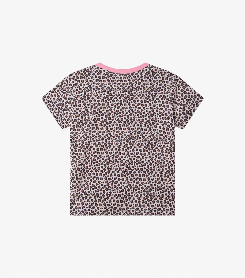 Kids' Marc Jacobs Micro Cheetah Allover T Shirts Beige / Multicolor | UAE-816574