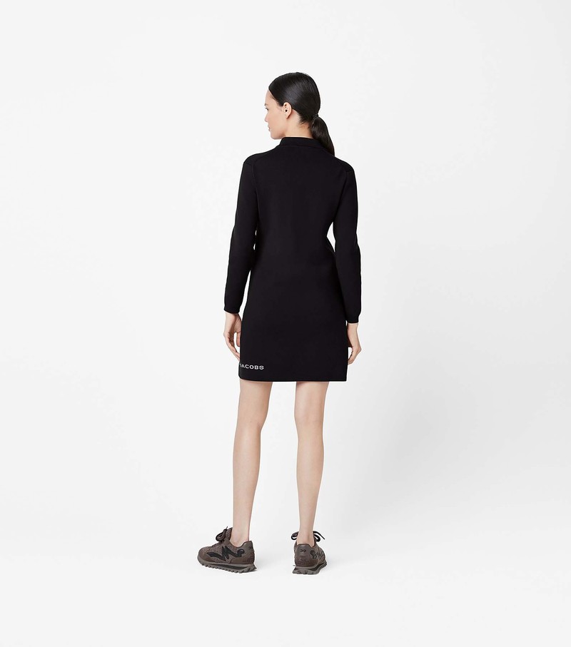 Women's Marc Jacobs 3/4 Tennis Dress Black | UAE-865230