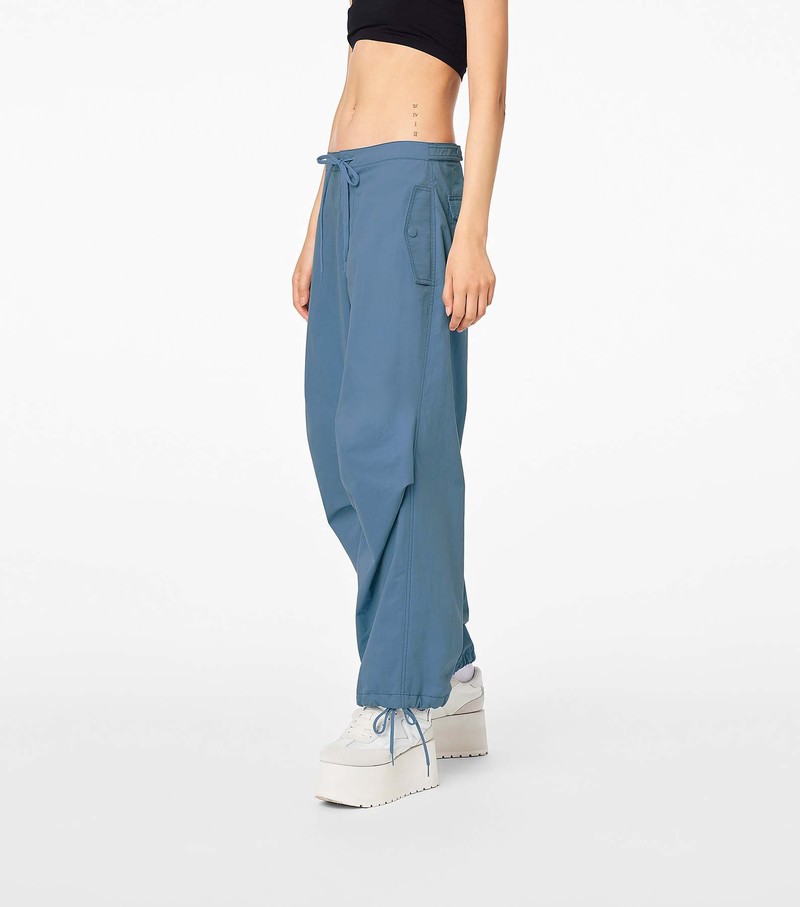 Women's Marc Jacobs Baggy Drawstring Pants Blue | UAE-869073