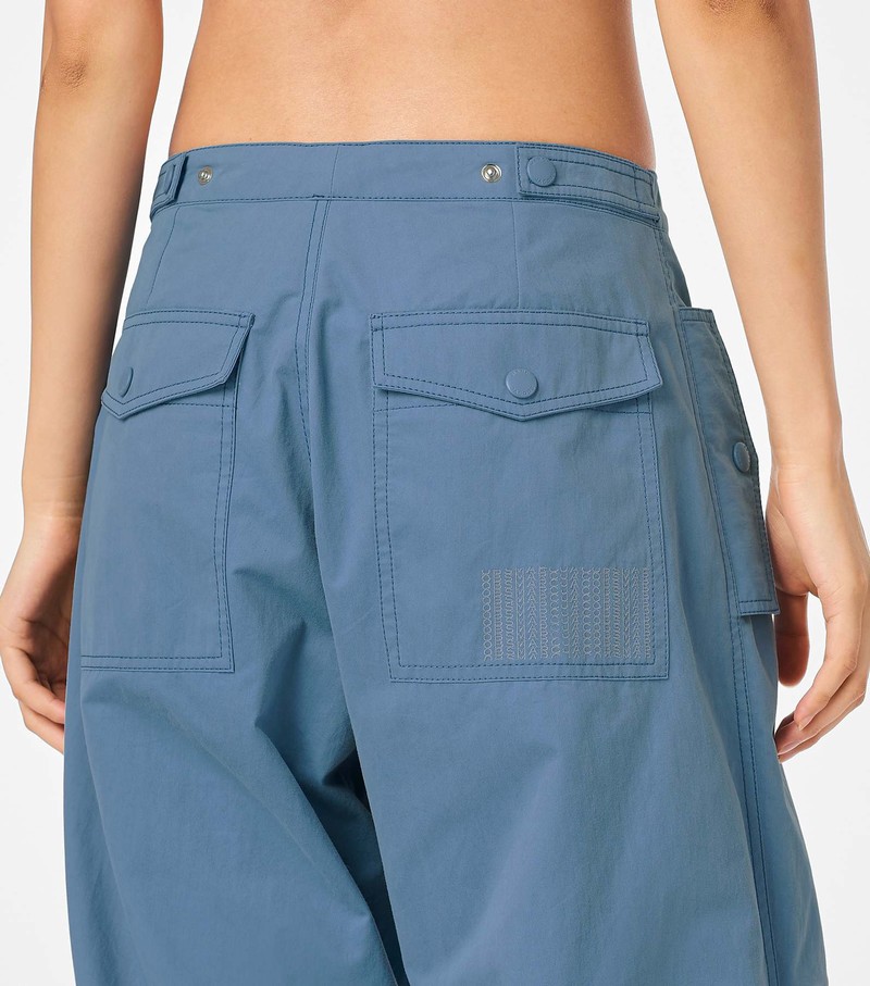 Women's Marc Jacobs Baggy Drawstring Pants Blue | UAE-869073