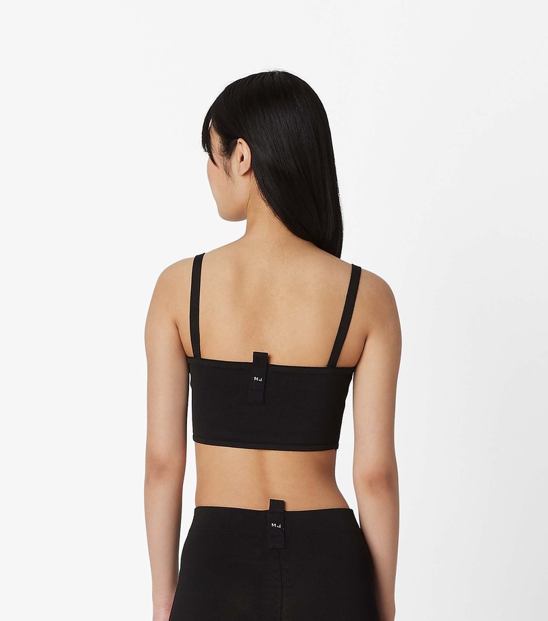 Women's Marc Jacobs Bandeau Blouse Black | UAE-317806