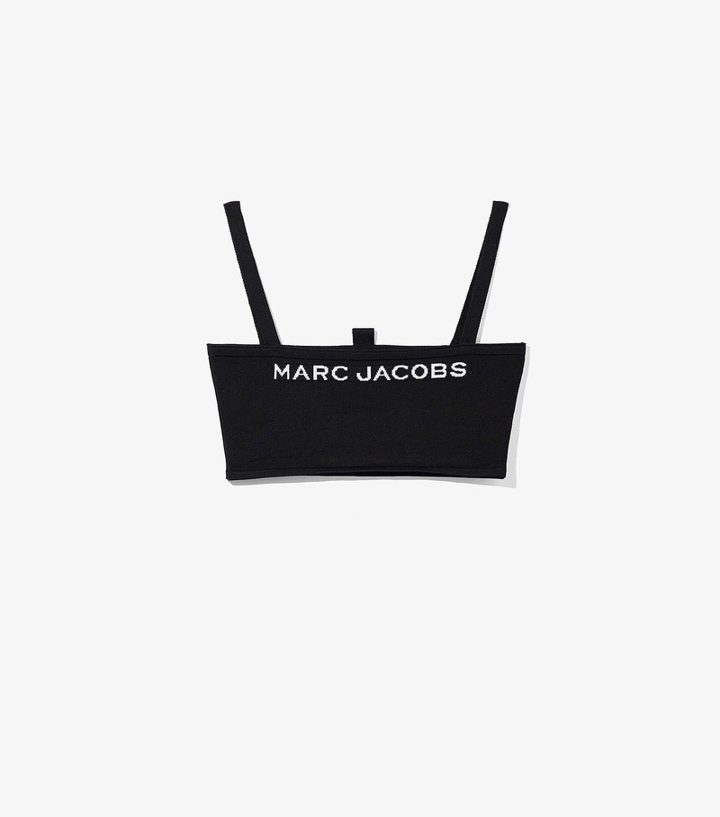 Women\'s Marc Jacobs Bandeau Blouse Black | UAE-317806