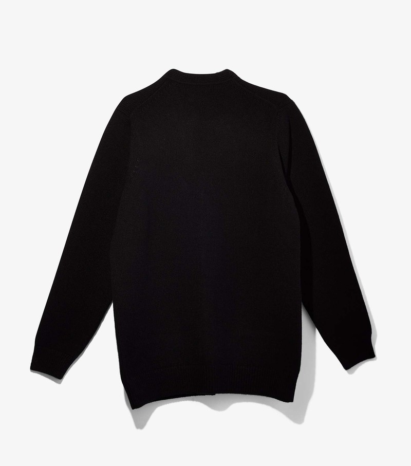 Women's Marc Jacobs Big Cardigan Sweatshirts Black | UAE-498537