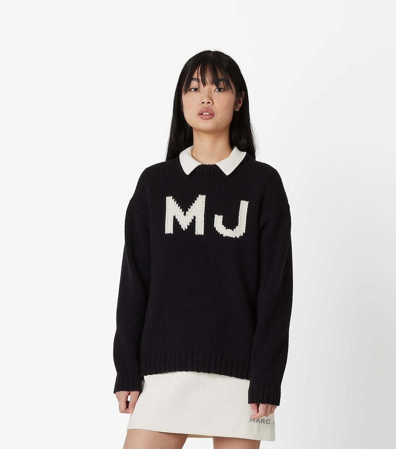 Women's Marc Jacobs Big Sweater Black | UAE-401382