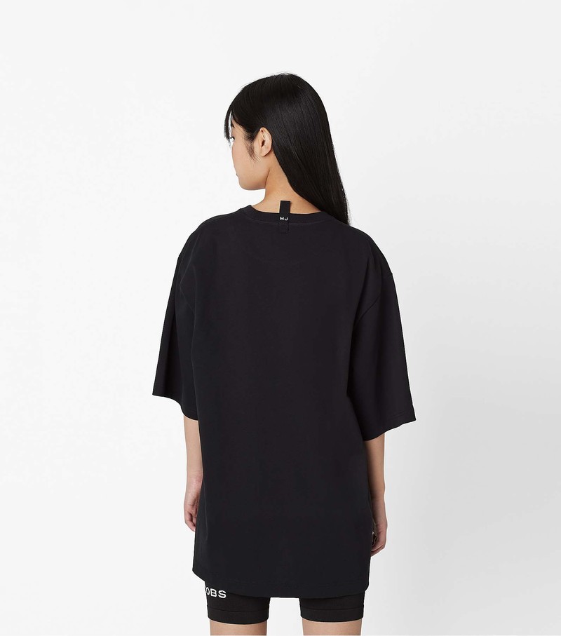 Women's Marc Jacobs Big T Shirts Black | UAE-059841