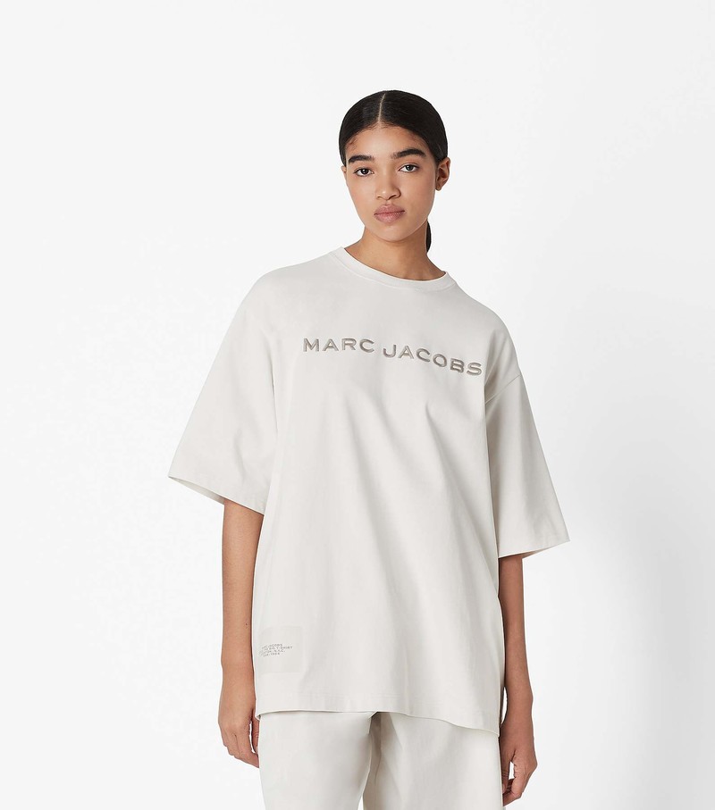 Women's Marc Jacobs Big T Shirts White | UAE-015392