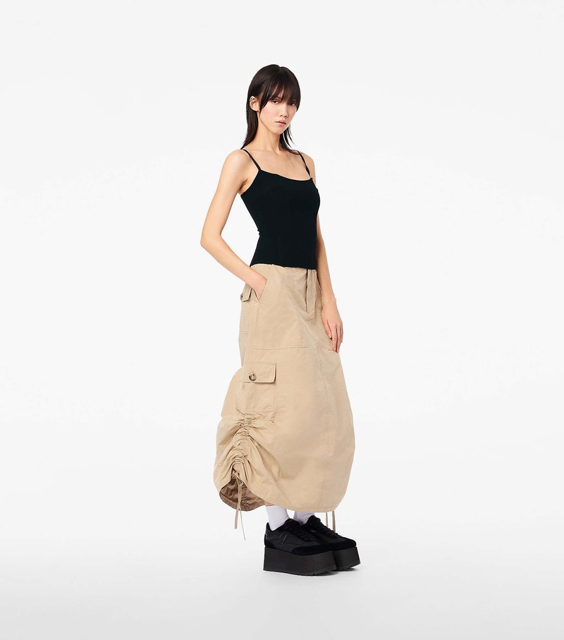 Women's Marc Jacobs Cargo Skirts Beige | UAE-580439