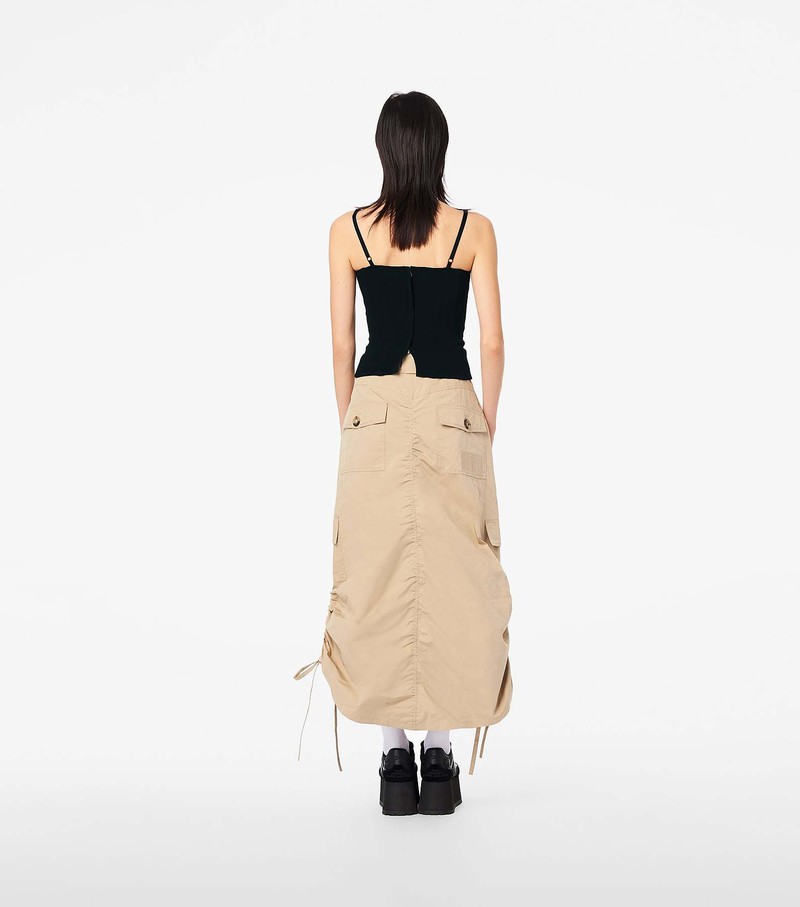 Women's Marc Jacobs Cargo Skirts Beige | UAE-580439