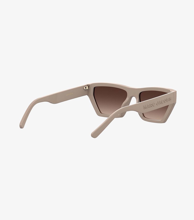 Women's Marc Jacobs Cat Eye Sunglasses Beige | UAE-564217