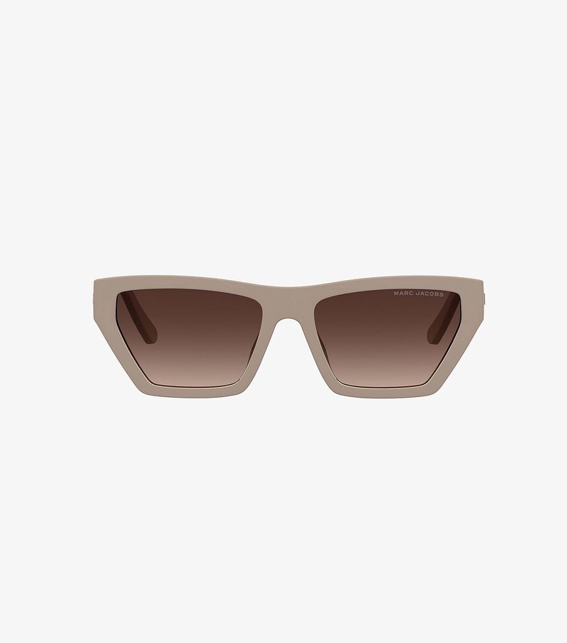 Women's Marc Jacobs Cat Eye Sunglasses Beige | UAE-564217