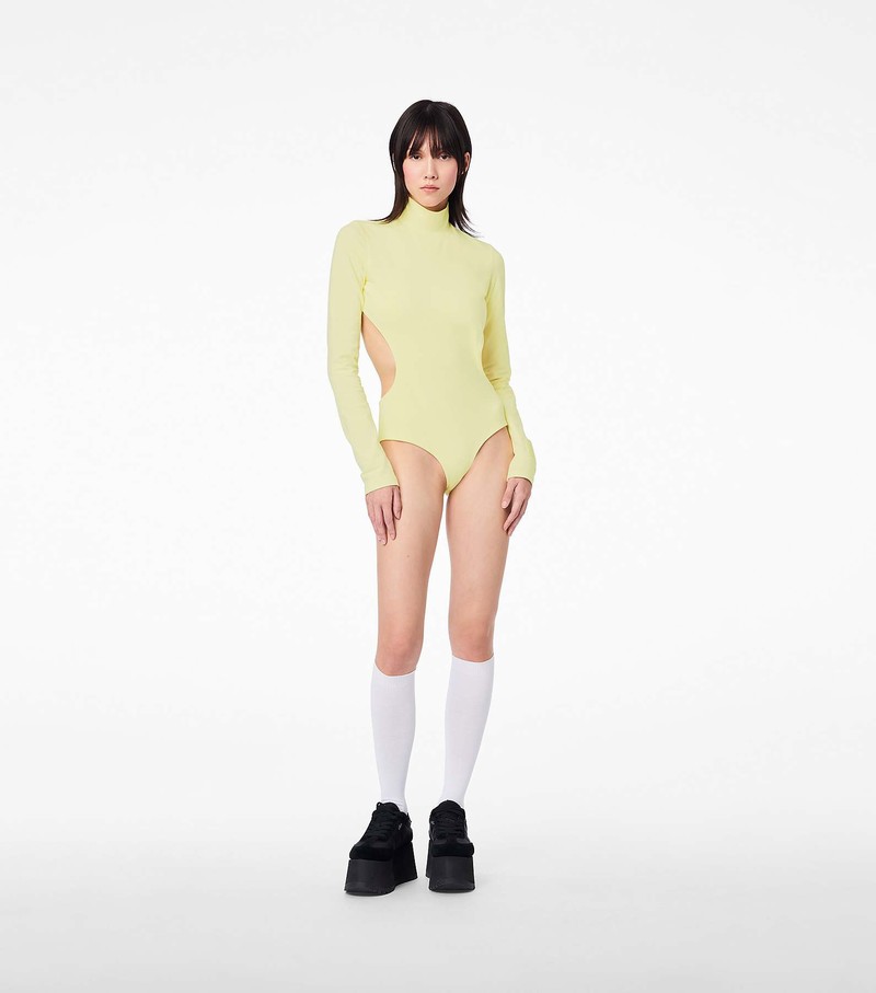 Women's Marc Jacobs Cutout Bodysuit Yellow | UAE-628713