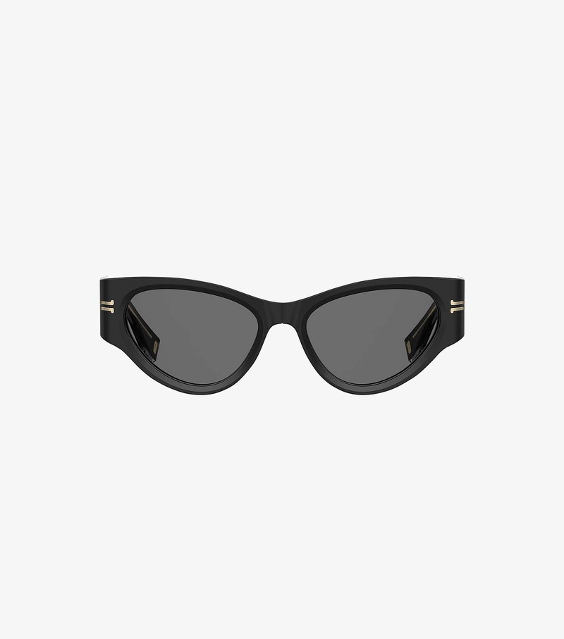 Women's Marc Jacobs Icon Cat Eye Sunglasses Black | UAE-937418