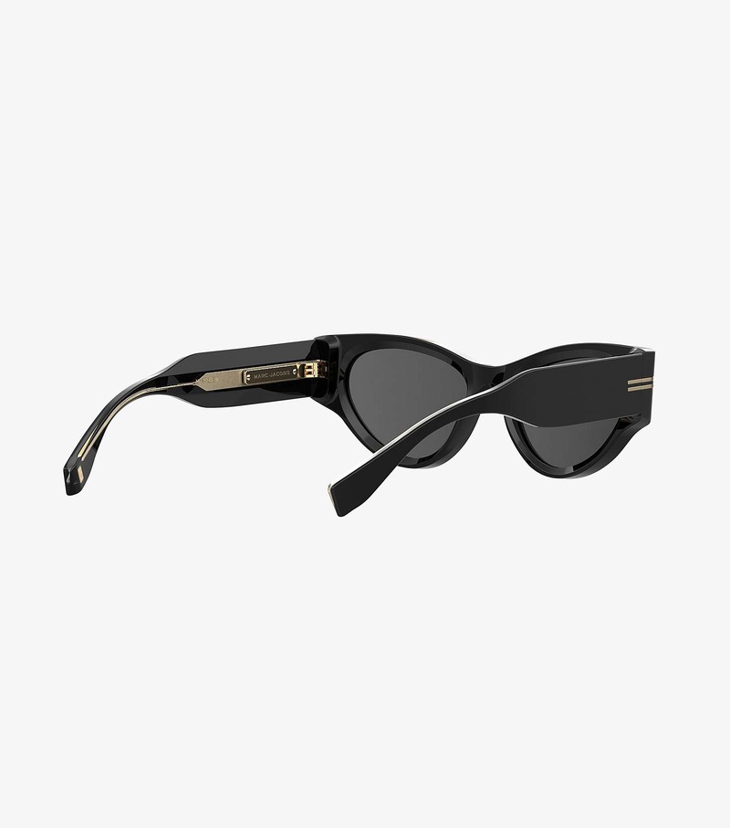 Women's Marc Jacobs Icon Cat Eye Sunglasses Black | UAE-937418