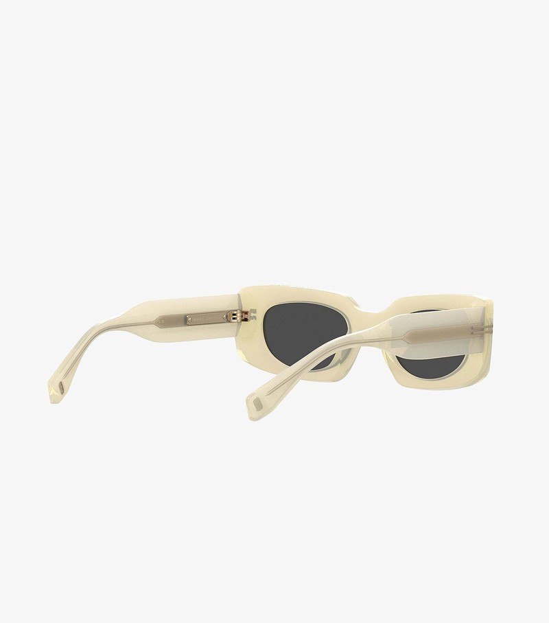 Women's Marc Jacobs Icon Rectangular Sunglasses White | UAE-602391