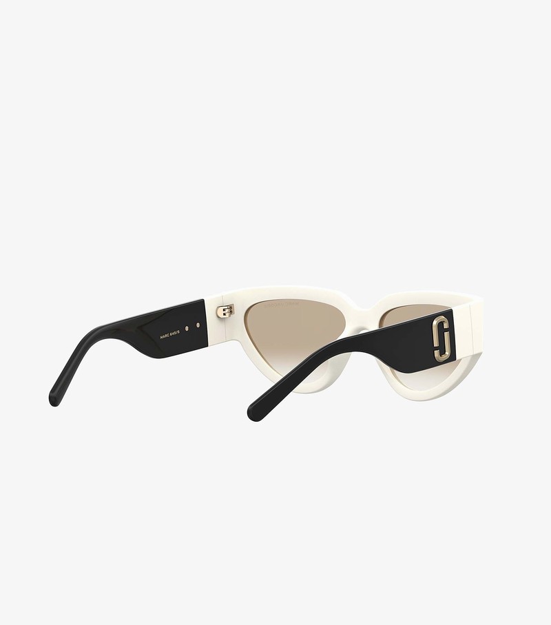 Women's Marc Jacobs J Marc Cat Eye Sunglasses White | UAE-019534