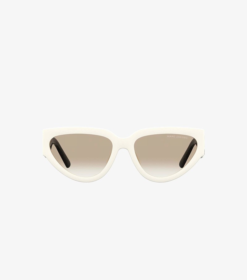 Women's Marc Jacobs J Marc Cat Eye Sunglasses White | UAE-019534