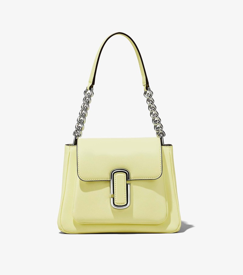 Women's Marc Jacobs J Marc Chain Mini Satchel Bags Yellow | UAE-298053