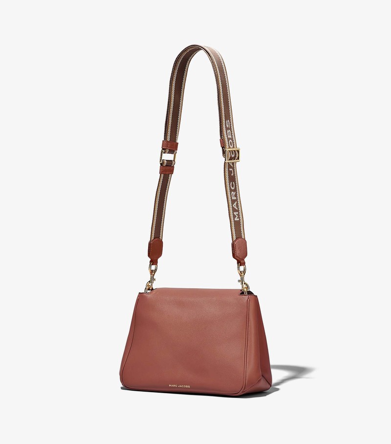 Women's Marc Jacobs J Marc Chain Satchel Bags Brown | UAE-318290