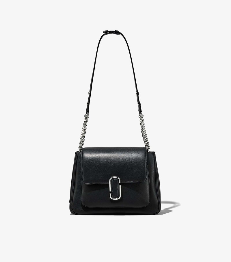 Women's Marc Jacobs J Marc Chain Satchel Bags Black / Silver | UAE-930752