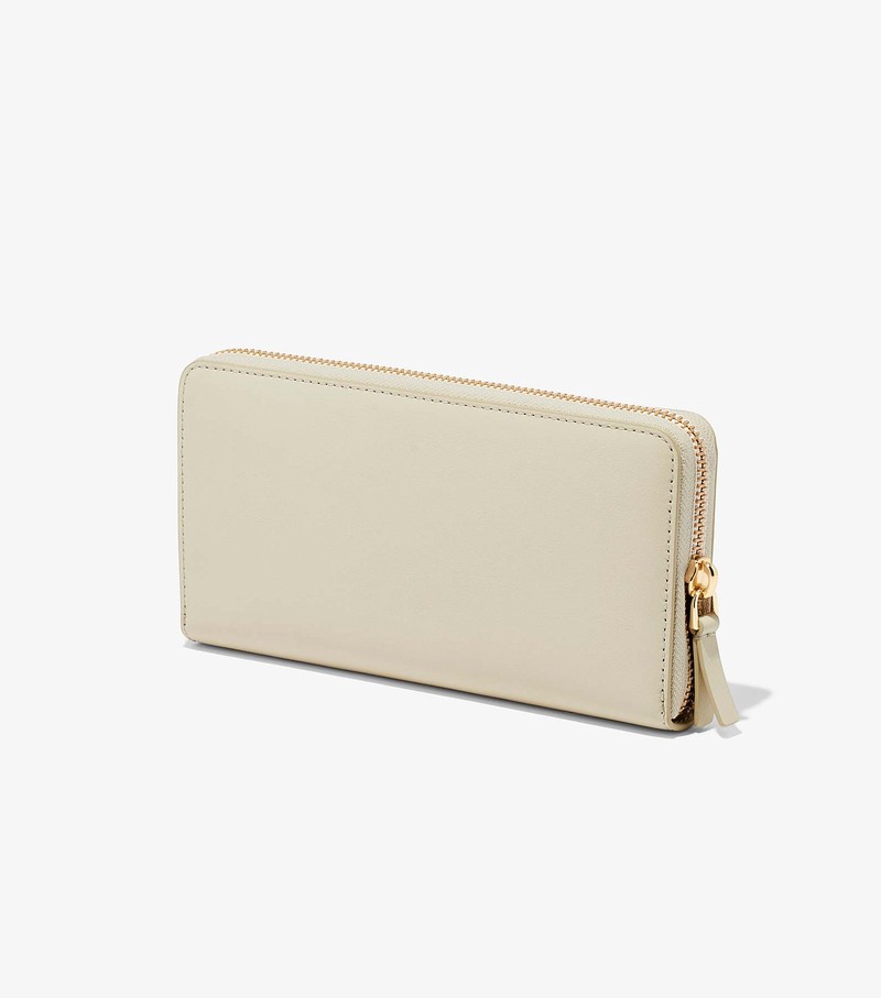 Women's Marc Jacobs J Marc Continental Large Wallets White | UAE-189625