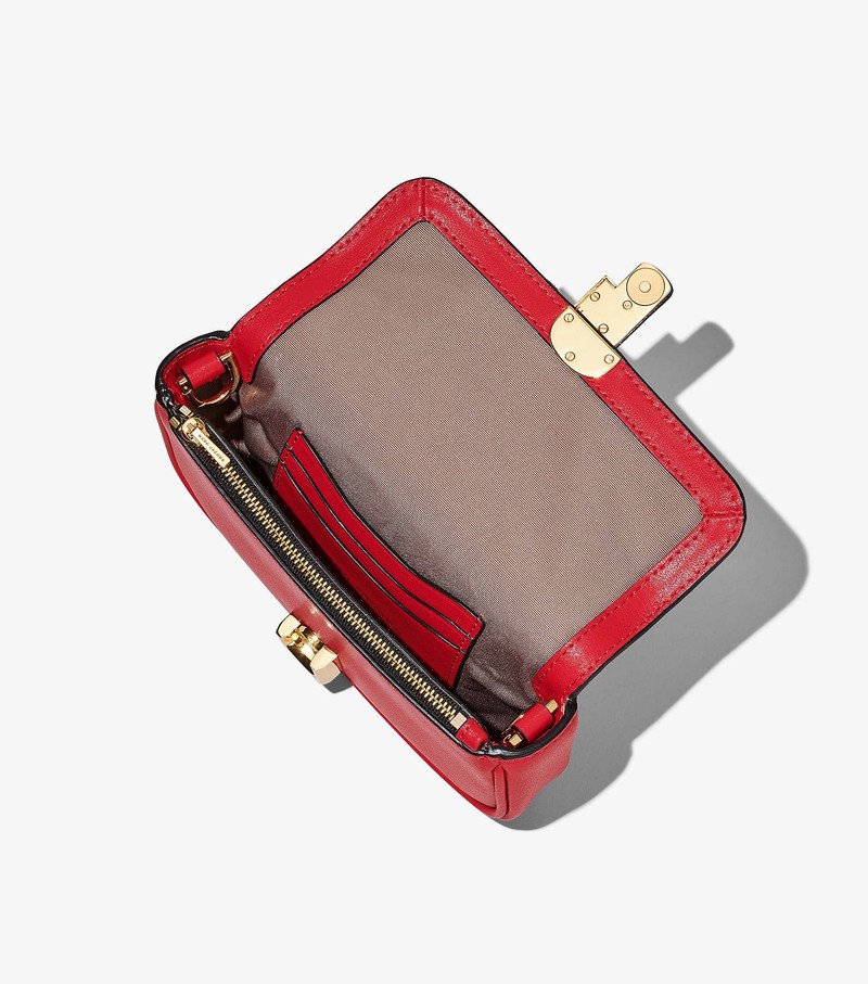 Women's Marc Jacobs J Marc Mini Crossbody Bags Red | UAE-162078