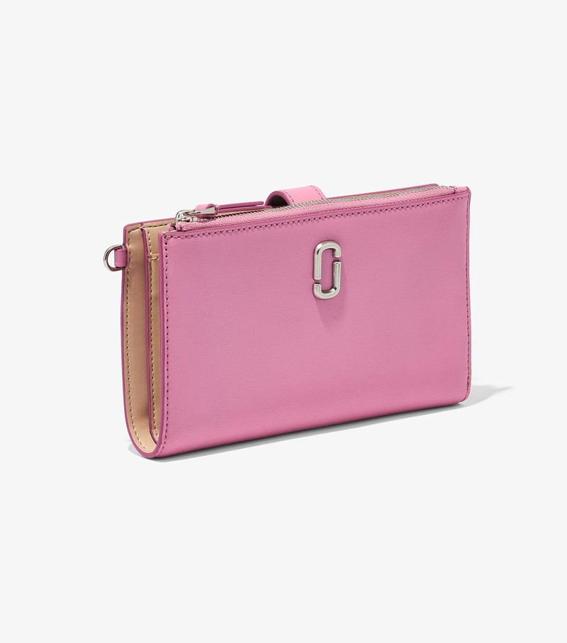 Women's Marc Jacobs J Marc Phone Wristlet Large Wallets Pink | UAE-236871