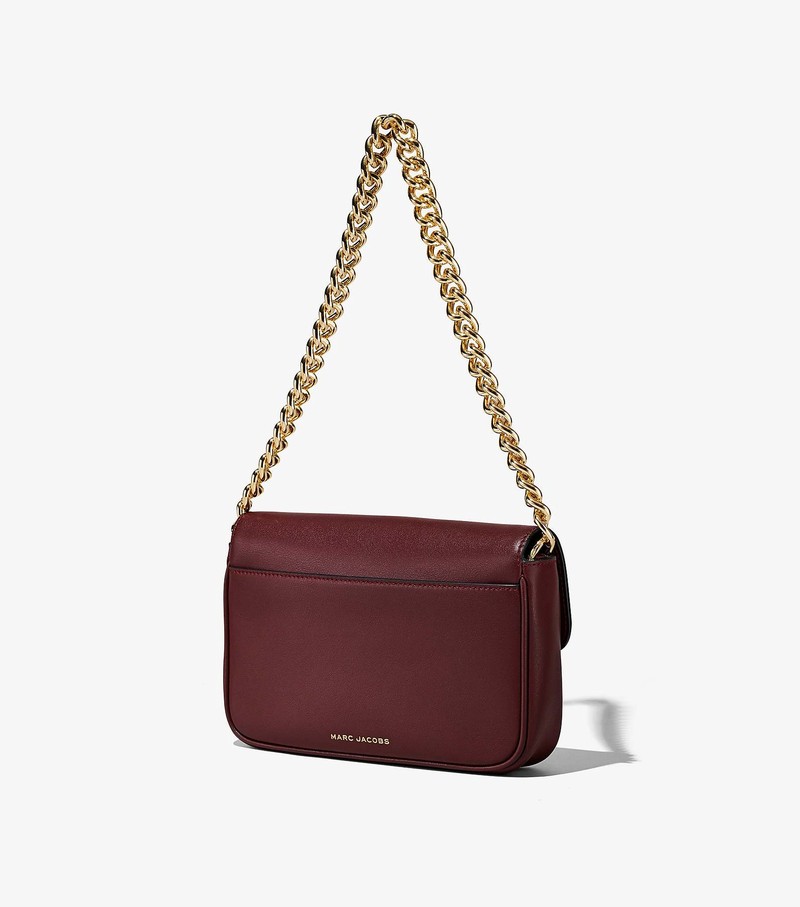 Women's Marc Jacobs J Marc Shoulder Bags Burgundy | UAE-273510