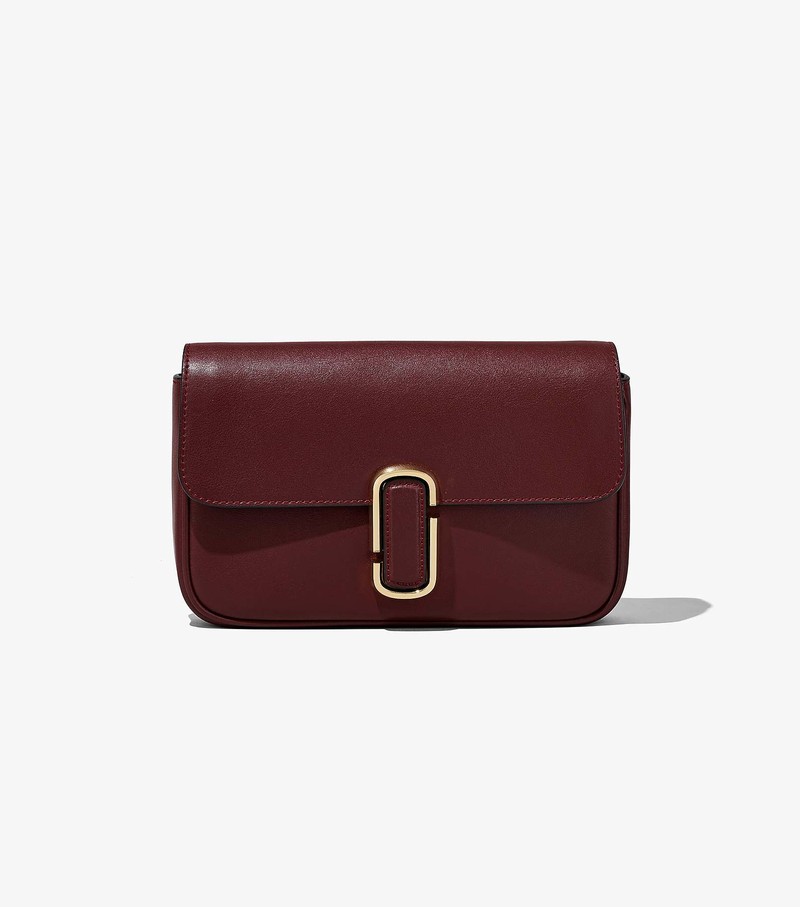 Women's Marc Jacobs J Marc Shoulder Bags Burgundy | UAE-273510