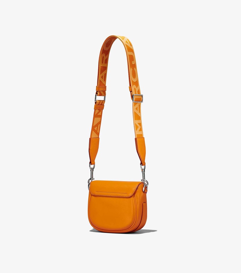 Women's Marc Jacobs J Marc Small Saddle Bags Orange | UAE-701426