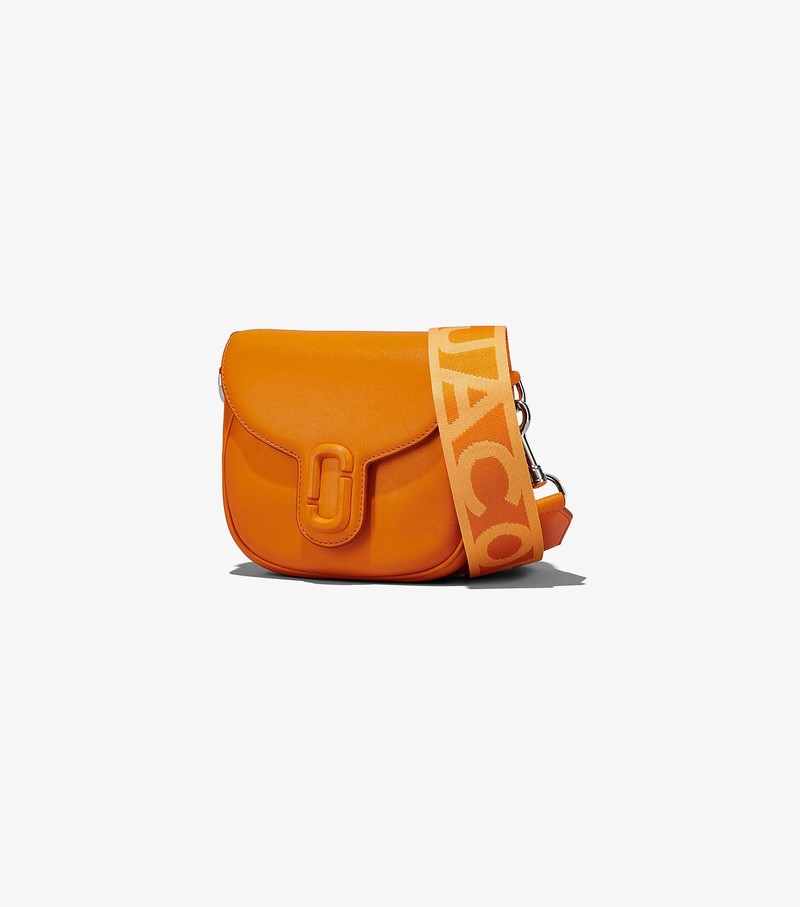 Women's Marc Jacobs J Marc Small Saddle Bags Orange | UAE-701426