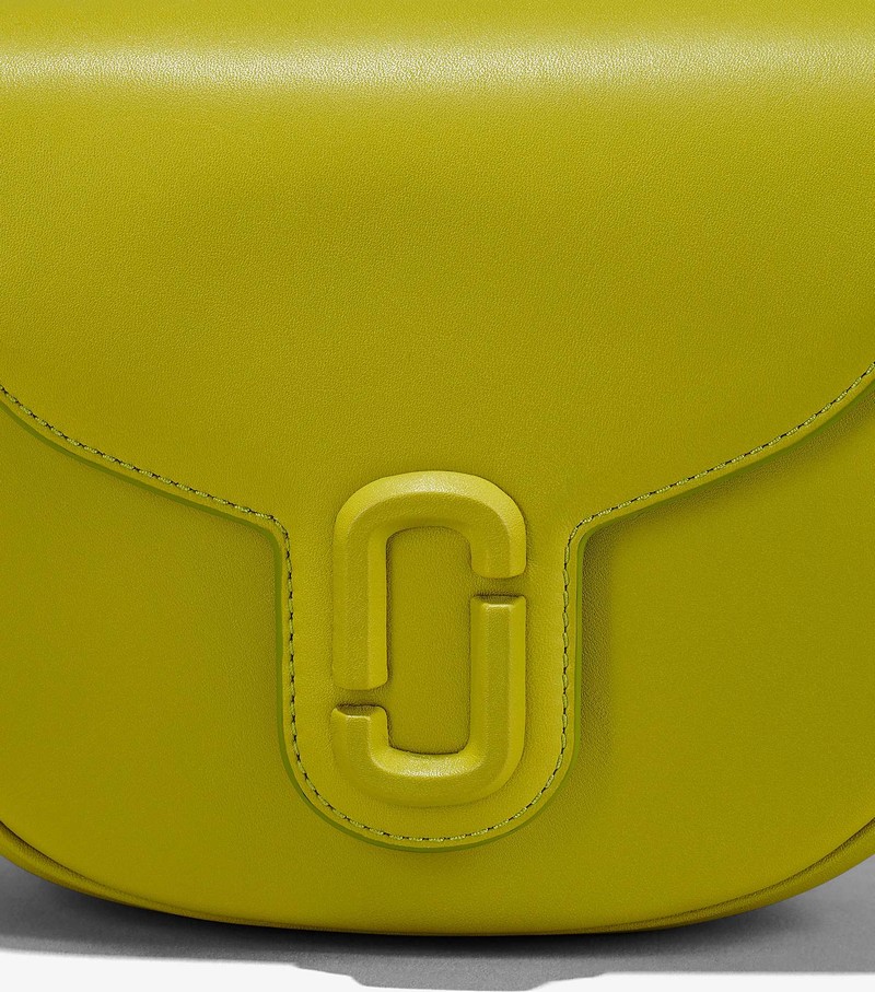 Women's Marc Jacobs J Marc Small Saddle Bags Green | UAE-923471