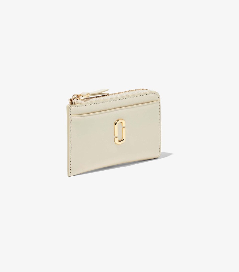 Women's Marc Jacobs J Marc Top Zip Multi Small Wallets White | UAE-849076