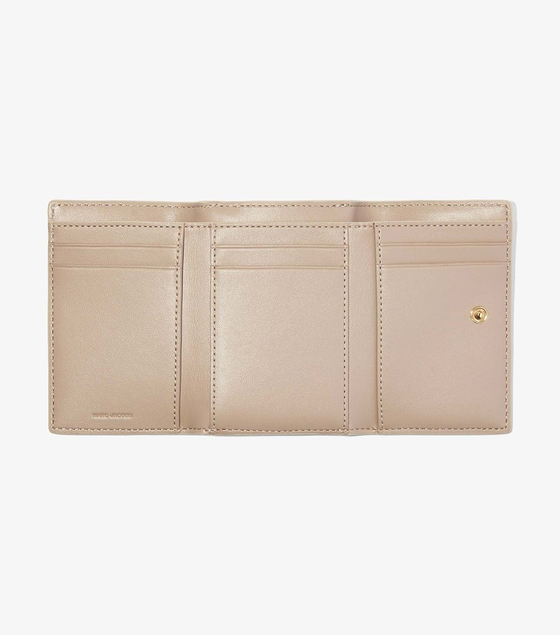 Women's Marc Jacobs J Marc Trifold Large Wallets White | UAE-856143