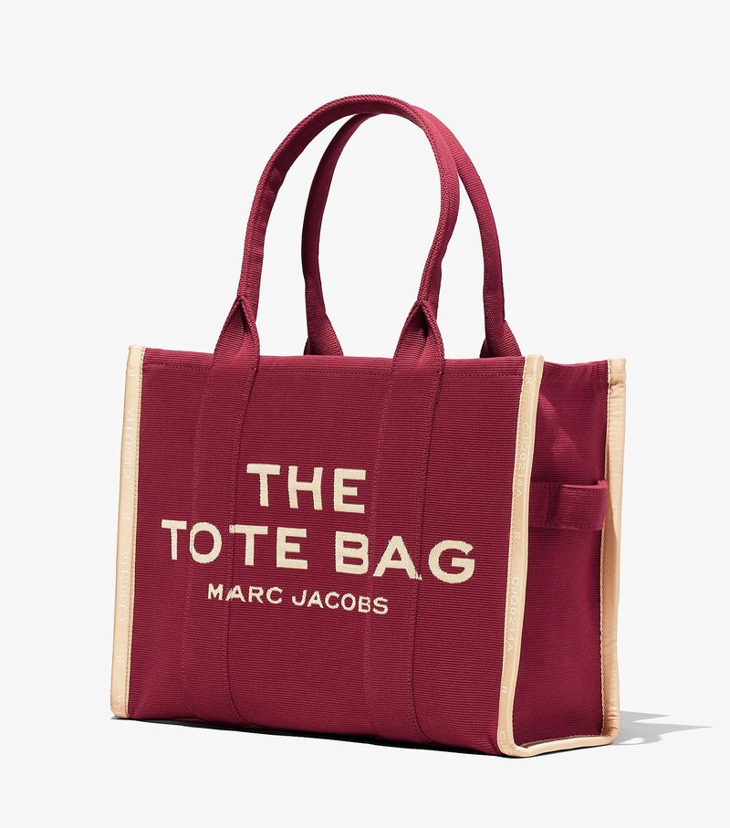 Women's Marc Jacobs Jacquard Large Tote Bags Red | UAE-351047