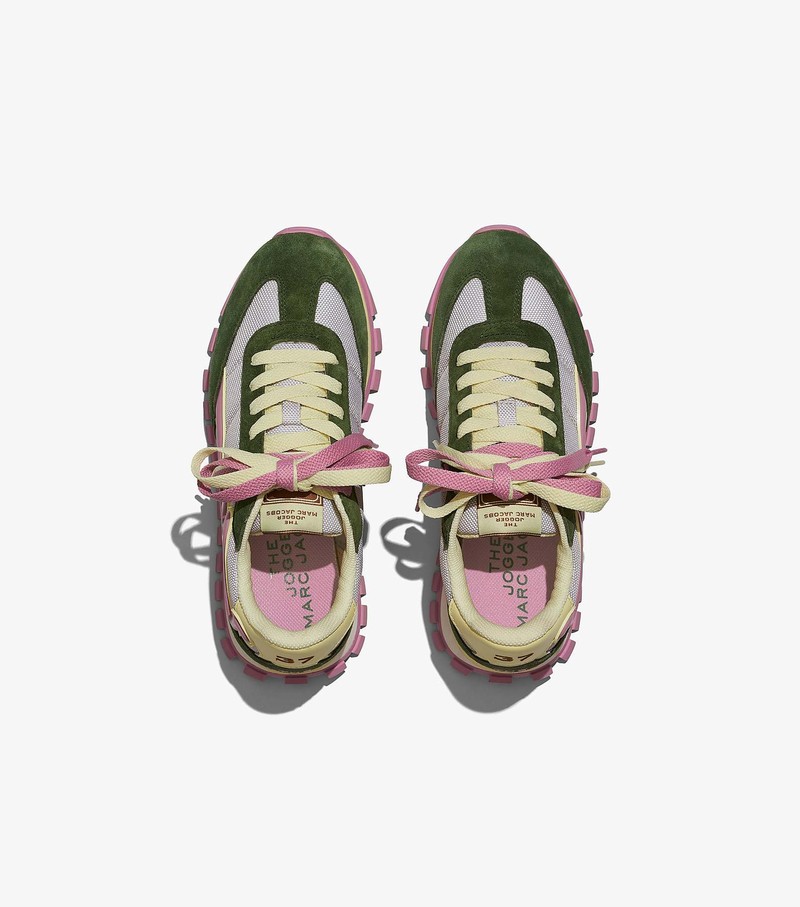 Women's Marc Jacobs Jogger Sneakers Green / Multicolor | UAE-769403