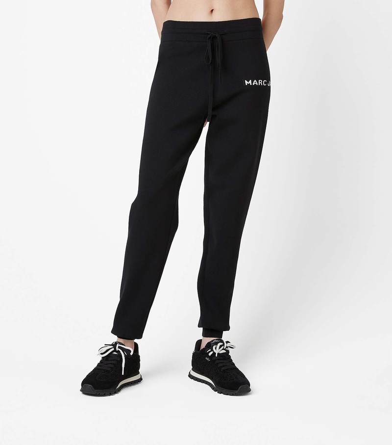 Women's Marc Jacobs Knit Sweatpants Black | UAE-125740