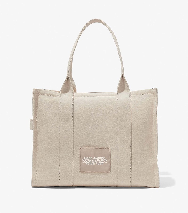 Women's Marc Jacobs Large Tote Bags Beige | UAE-809742