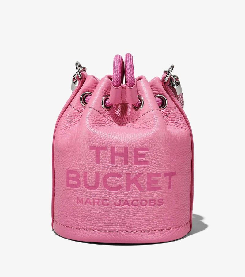 Women's Marc Jacobs Leather Micro Crossbody Bags Pink | UAE-457620