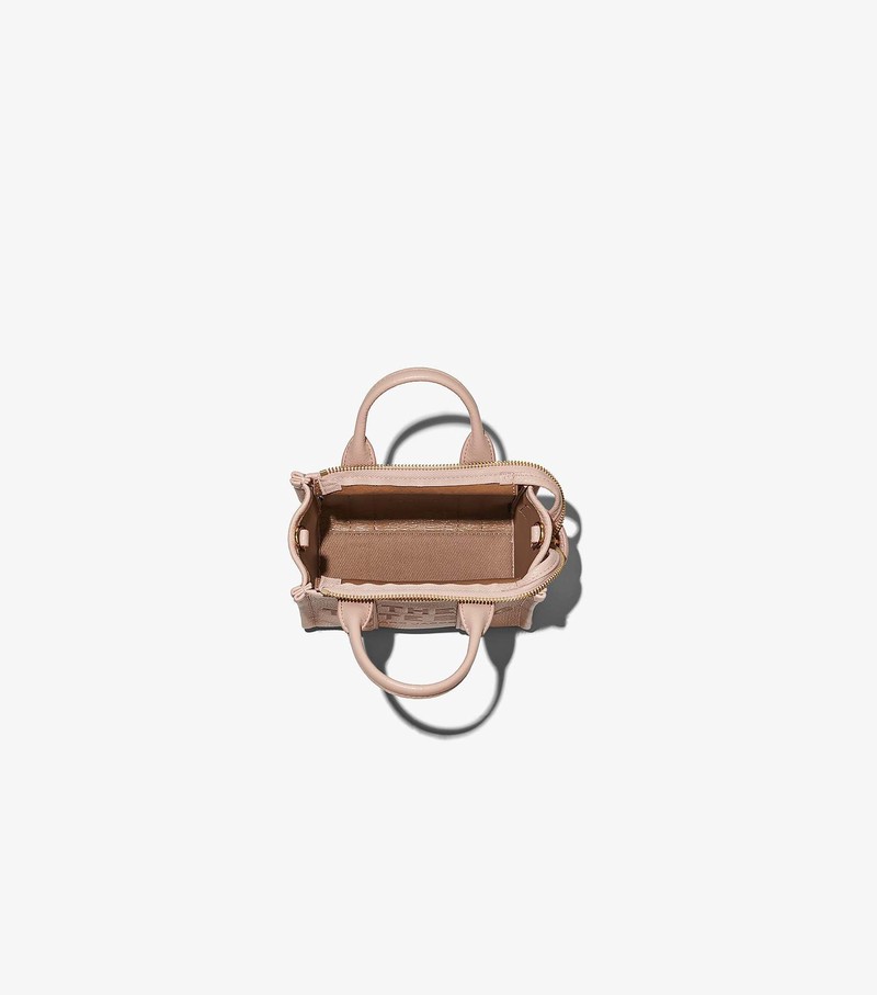 Women's Marc Jacobs Leather Micro Crossbody Bags Pink | UAE-520648