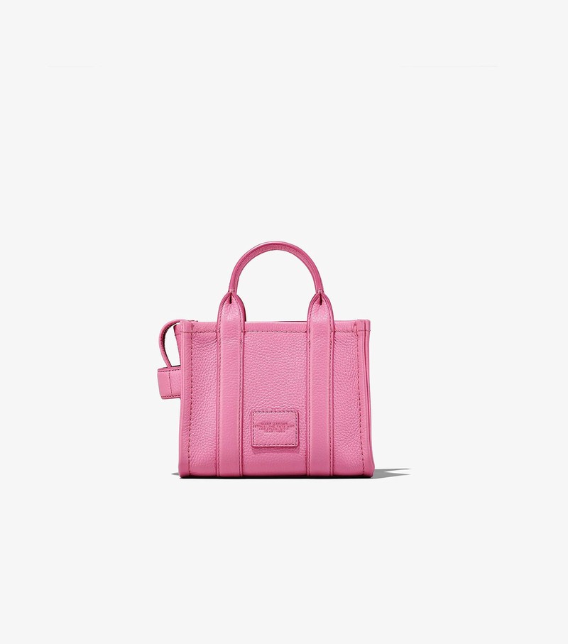 Women's Marc Jacobs Leather Micro Crossbody Bags Pink | UAE-596320