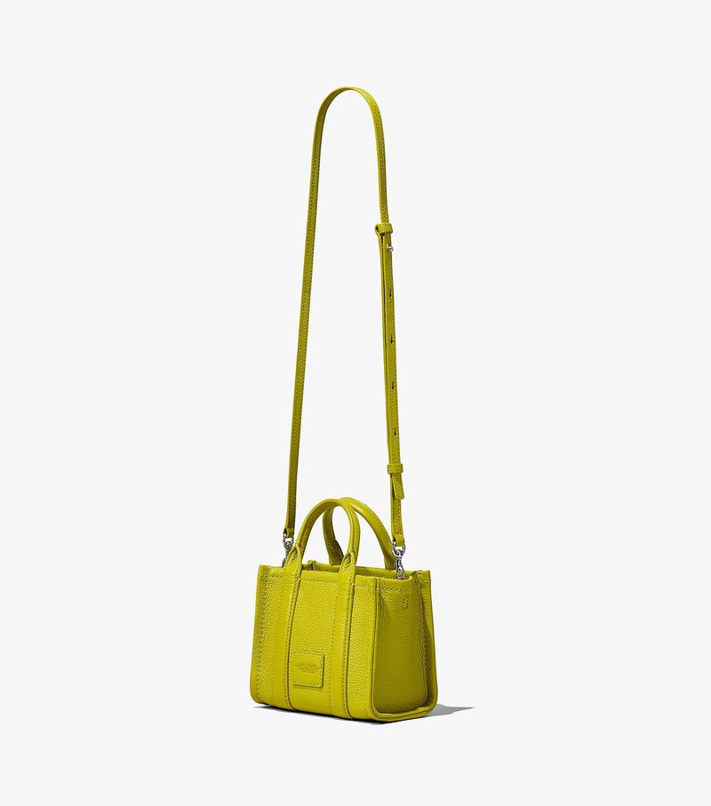 Women's Marc Jacobs Leather Micro Tote Mini Bags Green | UAE-518476