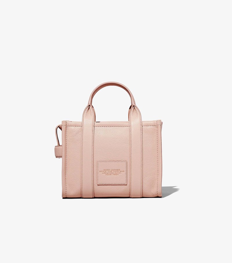 Women's Marc Jacobs Leather Mini Crossbody Bags Pink | UAE-471065