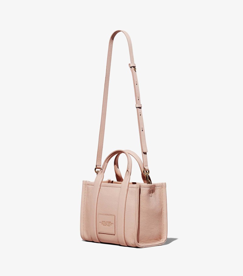 Women's Marc Jacobs Leather Mini Tote Bags Brown | UAE-046198