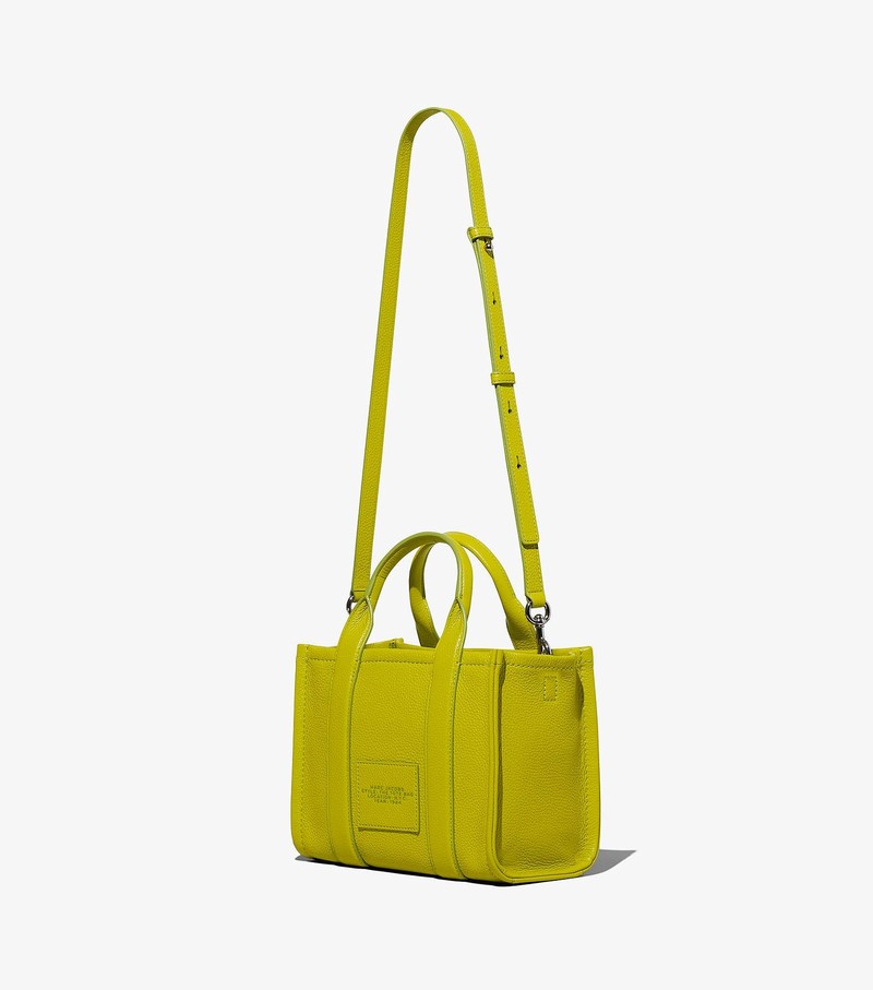 Women's Marc Jacobs Leather Mini Tote Bags Green | UAE-932014