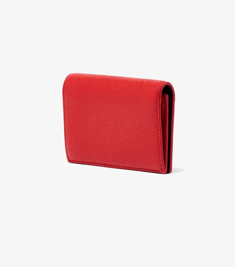 Women's Marc Jacobs Leather Small Bifold Small Wallets Red | UAE-762543