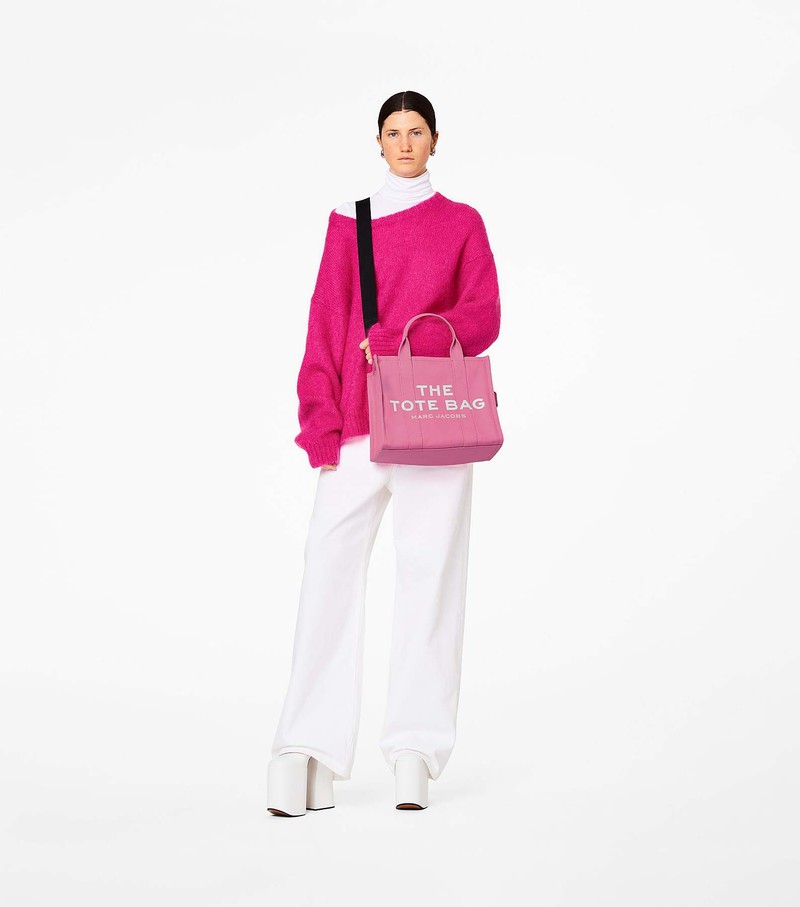 Women's Marc Jacobs Medium Tote Bags Pink | UAE-435986