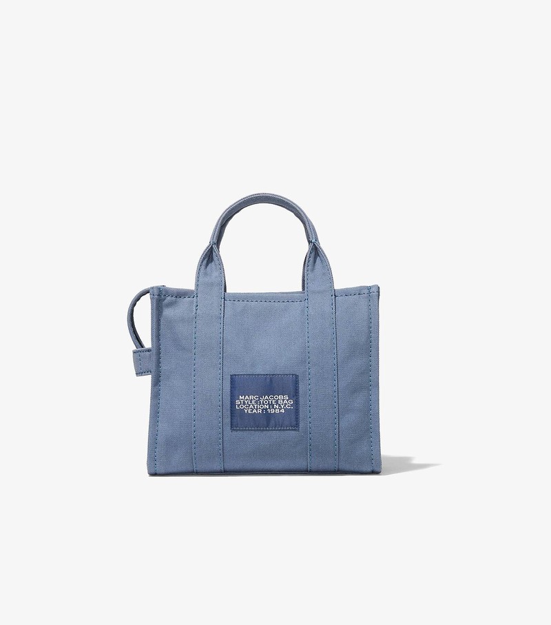 Women's Marc Jacobs Mini Tote Bags Blue | UAE-259183