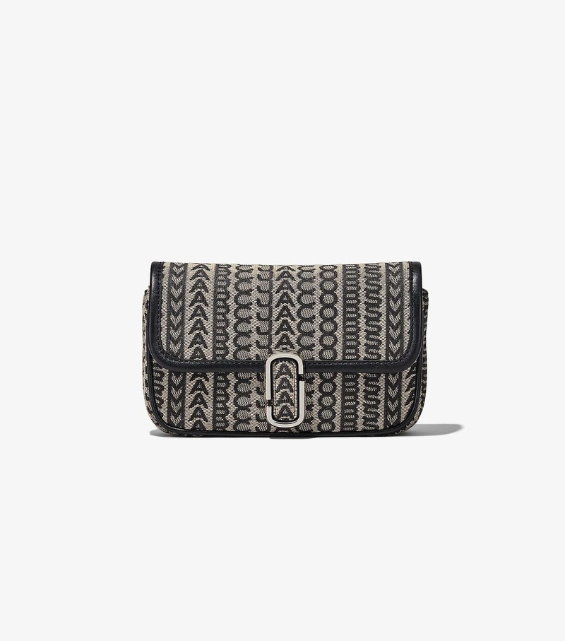 Women's Marc Jacobs Monogram J Marc Mini Shoulder Bags Black / Grey | UAE-724691