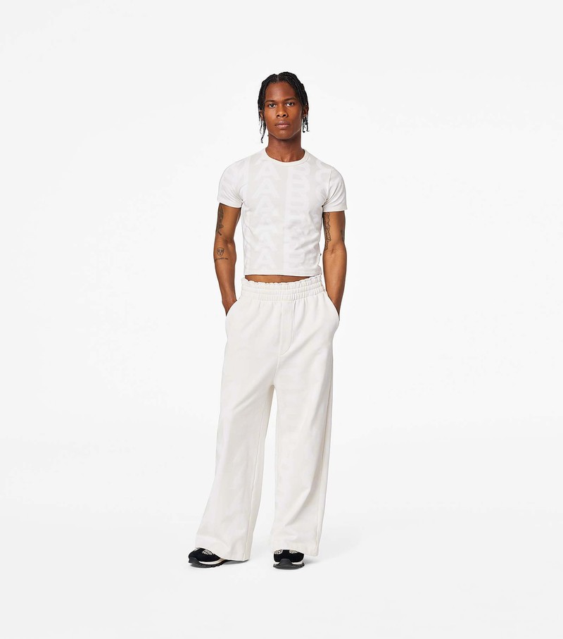 Women's Marc Jacobs Monogram Oversized Sweatpants White | UAE-971430